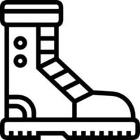 Boots symbol icon vector image. Illustration of the boot footwear shoe design image. EPS 10