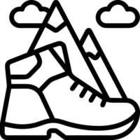 Boots symbol icon vector image. Illustration of the boot footwear shoe design image. EPS 10