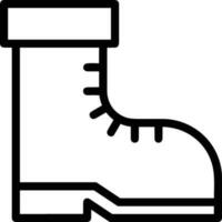 Boots symbol icon vector image. Illustration of the boot footwear shoe design image. EPS 10