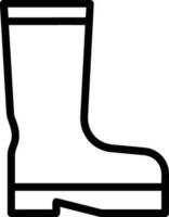 Boots symbol icon vector image. Illustration of the boot footwear shoe design image. EPS 10