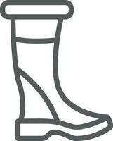 Boots symbol icon vector image. Illustration of the boot footwear shoe design image. EPS 10