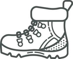 Boots symbol icon vector image. Illustration of the boot footwear shoe design image. EPS 10