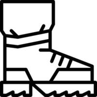 Boots symbol icon vector image. Illustration of the boot footwear shoe design image. EPS 10