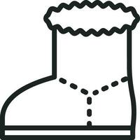 Boots symbol icon vector image. Illustration of the boot footwear shoe design image. EPS 10