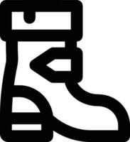 Boots symbol icon vector image. Illustration of the boot footwear shoe design image. EPS 10