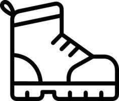 Boots symbol icon vector image. Illustration of the boot footwear shoe design image. EPS 10