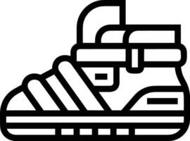 Boots symbol icon vector image. Illustration of the boot footwear shoe design image. EPS 10