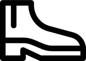 Boots symbol icon vector image. Illustration of the boot footwear shoe design image. EPS 10