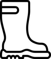 Boots symbol icon vector image. Illustration of the boot footwear shoe design image. EPS 10