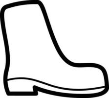 Boots symbol icon vector image. Illustration of the boot footwear shoe design image. EPS 10