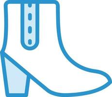 Boots symbol icon vector image. Illustration of the boot footwear shoe design image. EPS 10