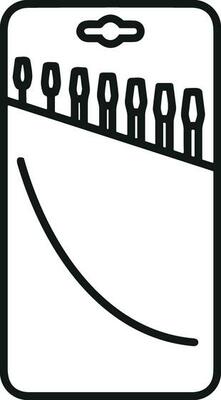 Screwdriver repair icon symbol vector image. Illustration of the fix toolkit design image. EPS 10