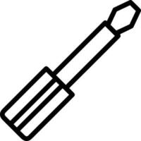 Screwdriver repair icon symbol vector image. Illustration of the fix toolkit design image. EPS 10