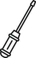 Screwdriver repair icon symbol vector image. Illustration of the fix toolkit design image. EPS 10