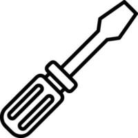 Screwdriver repair icon symbol vector image. Illustration of the fix toolkit design image. EPS 10