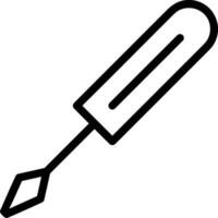 Screwdriver repair icon symbol vector image. Illustration of the fix toolkit design image. EPS 10