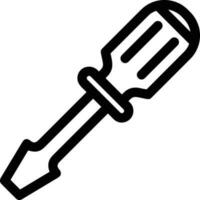 Screwdriver repair icon symbol vector image. Illustration of the fix toolkit design image. EPS 10