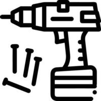 Screwdriver repair icon symbol vector image. Illustration of the fix toolkit design image. EPS 10