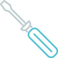 Screwdriver repair icon symbol vector image. Illustration of the fix toolkit design image. EPS 10