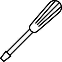 Screwdriver repair icon symbol vector image. Illustration of the fix toolkit design image. EPS 10