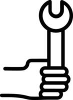 Screwdriver repair icon symbol vector image. Illustration of the fix toolkit design image. EPS 10