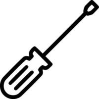 Screwdriver repair icon symbol vector image. Illustration of the fix toolkit design image. EPS 10