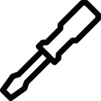 Screwdriver repair icon symbol vector image. Illustration of the fix toolkit design image. EPS 10