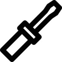 Screwdriver repair icon symbol vector image. Illustration of the fix toolkit design image. EPS 10