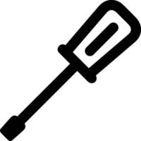 Screwdriver repair icon symbol vector image. Illustration of the fix toolkit design image. EPS 10