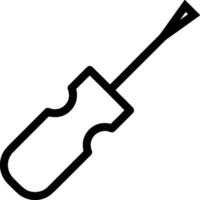 Screwdriver repair icon symbol vector image. Illustration of the fix toolkit design image. EPS 10