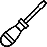 Screwdriver repair icon symbol vector image. Illustration of the fix toolkit design image. EPS 10