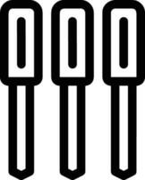 Screwdriver repair icon symbol vector image. Illustration of the fix toolkit design image. EPS 10