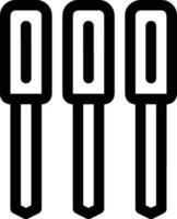 Screwdriver repair icon symbol vector image. Illustration of the fix toolkit design image. EPS 10