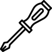 Screwdriver repair icon symbol vector image. Illustration of the fix toolkit design image. EPS 10