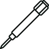 Screwdriver repair icon symbol vector image. Illustration of the fix toolkit design image. EPS 10