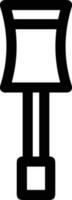 Screwdriver repair icon symbol vector image. Illustration of the fix toolkit design image. EPS 10