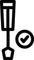 Screwdriver repair icon symbol vector image. Illustration of the fix toolkit design image. EPS 10