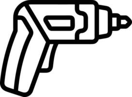 Screwdriver repair icon symbol vector image. Illustration of the fix toolkit design image. EPS 10