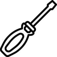 Screwdriver repair icon symbol vector image. Illustration of the fix toolkit design image. EPS 10