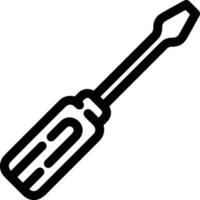 Screwdriver repair icon symbol vector image. Illustration of the fix toolkit design image. EPS 10