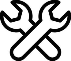 Screwdriver repair icon symbol vector image. Illustration of the fix toolkit design image. EPS 10