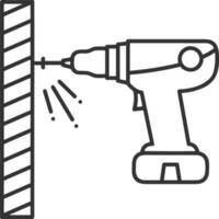 Screwdriver repair icon symbol vector image. Illustration of the fix toolkit design image. EPS 10