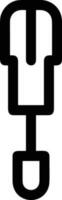 Screwdriver repair icon symbol vector image. Illustration of the fix toolkit design image. EPS 10