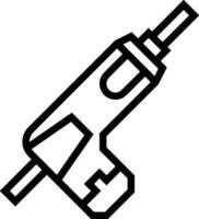 Screwdriver repair icon symbol vector image. Illustration of the fix toolkit design image. EPS 10