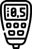 Screwdriver repair icon symbol vector image. Illustration of the fix toolkit design image. EPS 10