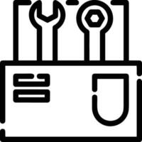 Screwdriver repair icon symbol vector image. Illustration of the fix toolkit design image. EPS 10