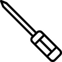 Screwdriver repair icon symbol vector image. Illustration of the fix toolkit design image. EPS 10