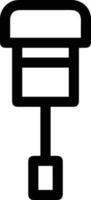 Screwdriver repair icon symbol vector image. Illustration of the fix toolkit design image. EPS 10
