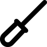 Screwdriver repair icon symbol vector image. Illustration of the fix toolkit design image. EPS 10