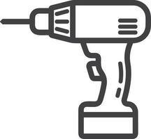 Screwdriver repair icon symbol vector image. Illustration of the fix toolkit design image. EPS 10